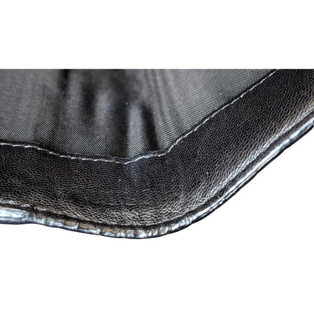 Authentic Versace Genuine Black Leather Trifold Wallet with Medusa Medallion - Picture 9 of 12